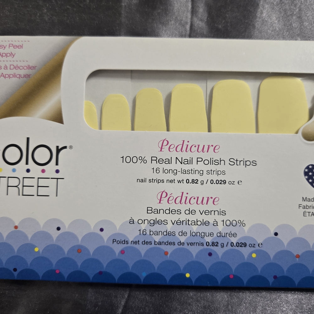 Color Street Nail Polish Strips - Hello Sunshine State Pedi
